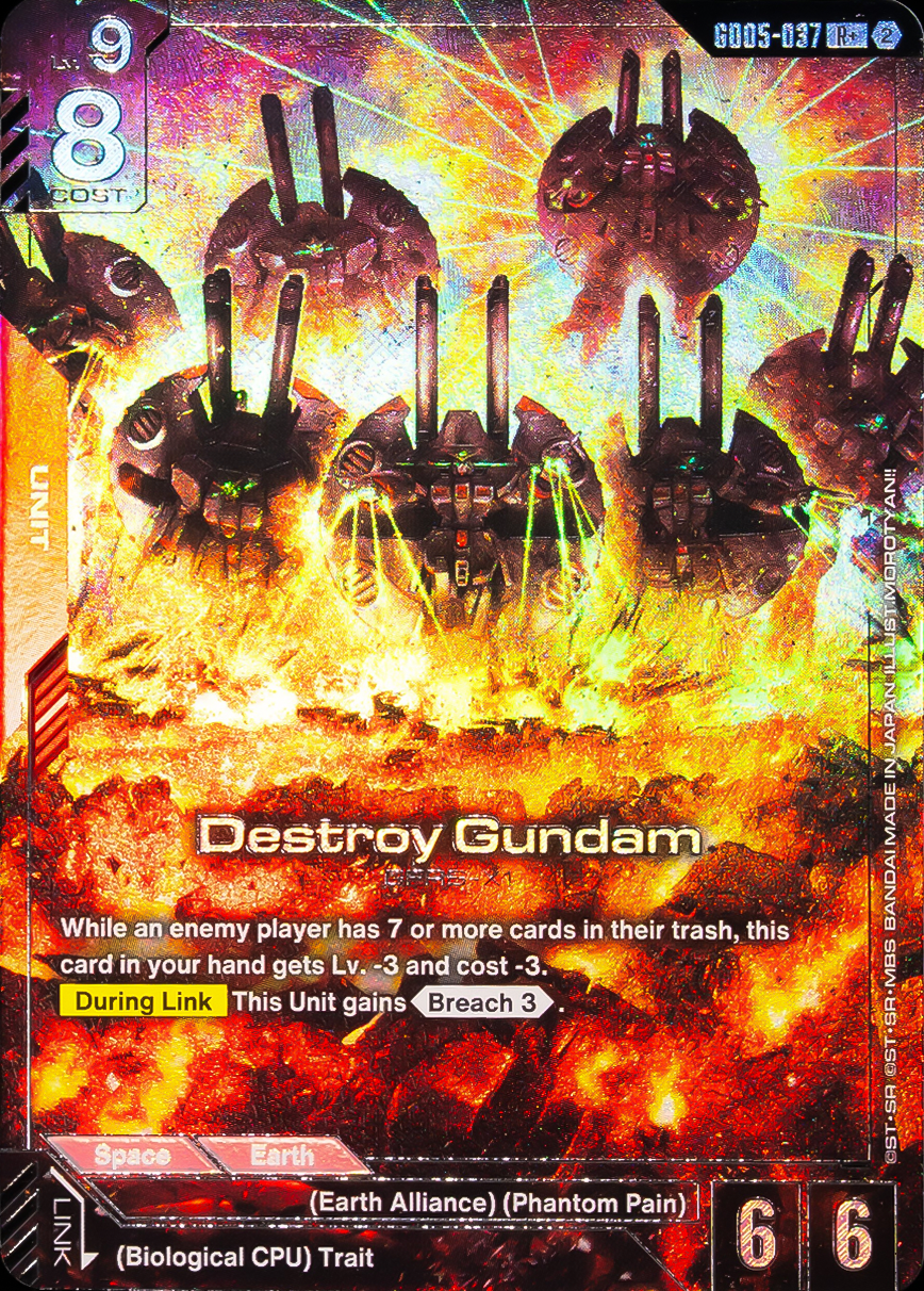 Destroy Gundam GD05-037 [ Inglese / Giapponese ]