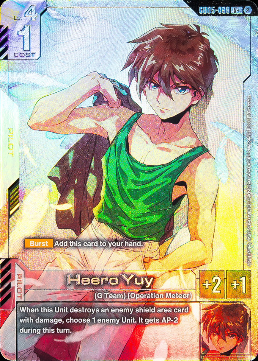 Heero Yuy GD05-098 [ Inglese / Giapponese ]