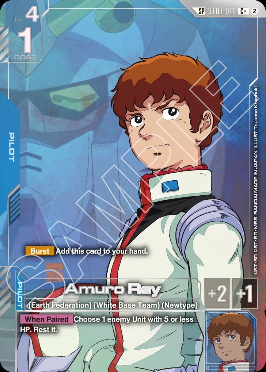 Amuro Ray ST01-010 [ Inglese ]