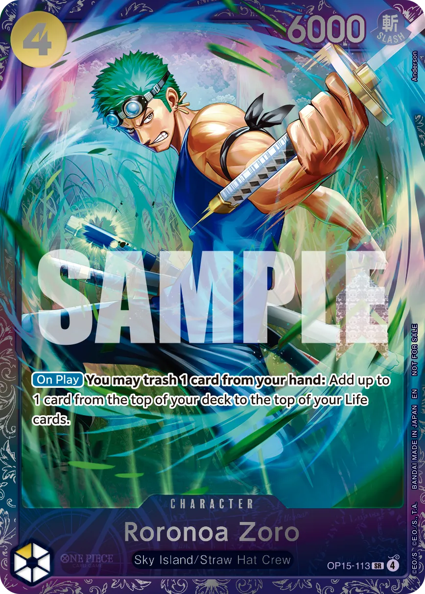 Roronoa Zoro OP15-113 [ Inglese / Giapponese ]