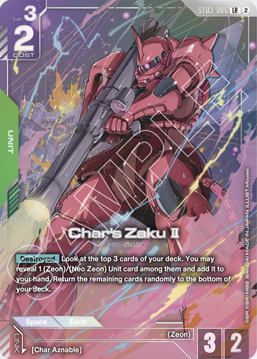 Char's Zaku II ST03-006 [ Inglese ]