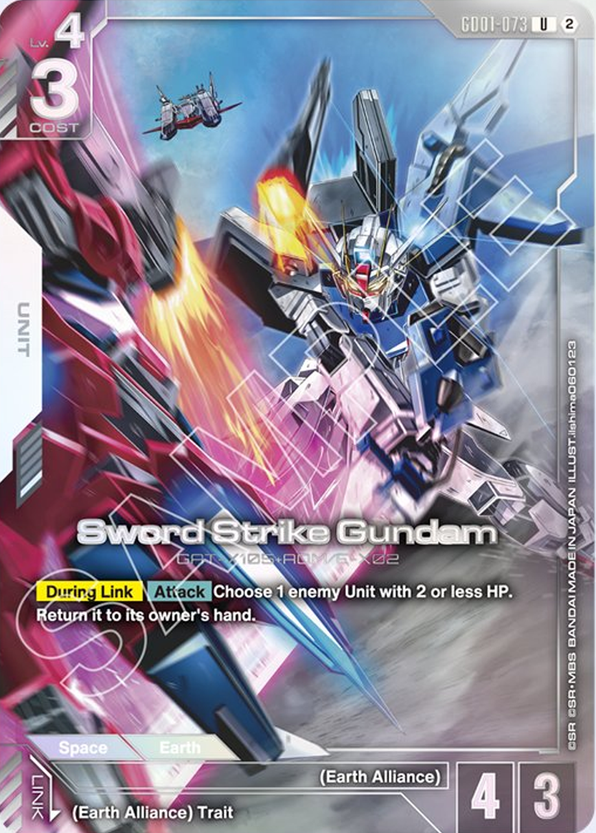 Sword Strike Gundam GD01-073 [ Inglese ]