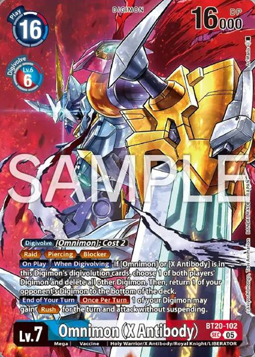 Omnimon (Tamer'sselectionbox Ver. Xantibody) BT20-102 [ Inglese ]