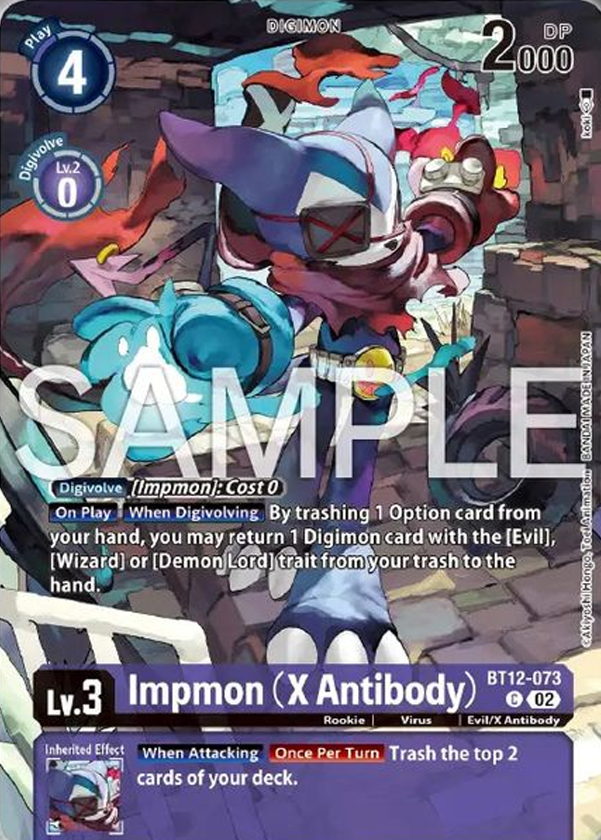 Impmon (Tamer'sselectionbox Ver. Xantibody) BT12-073 [ Inglese ]
