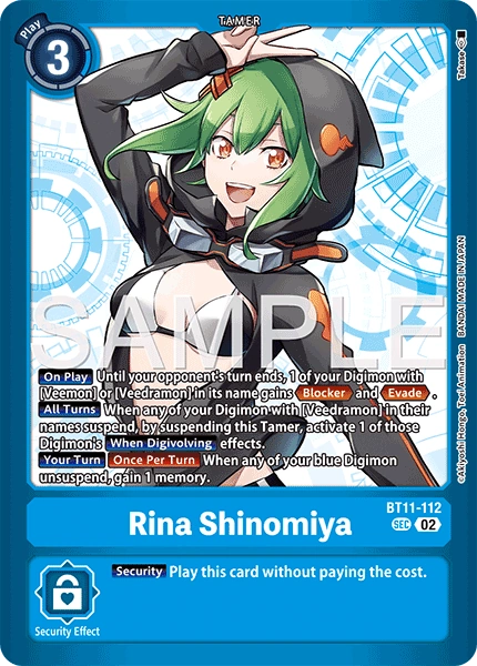 Rina Shinomiya BT11-112 [ Inglese ]
