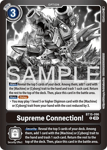 Supreme Connection! BT15-096 [ Inglese ]