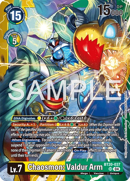 Chaosmon : Valdur Arm BT20-037 [ Inglese ]