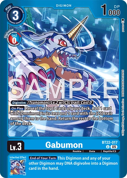 Gabumon BT22-017 [ Inglese ]