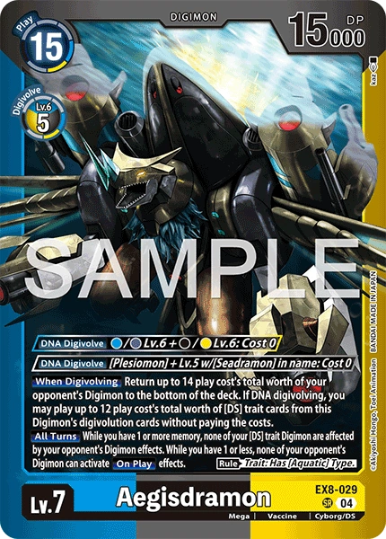 Aegisdramon EX8-029 [ Inglese ]