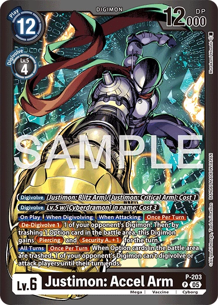 Justimon : Accel Arm P-203 [ Inglese ]