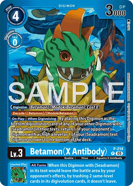 Betamon (LM 08 Limitedcardpackfinalcrest) P-214 [ Inglese ]