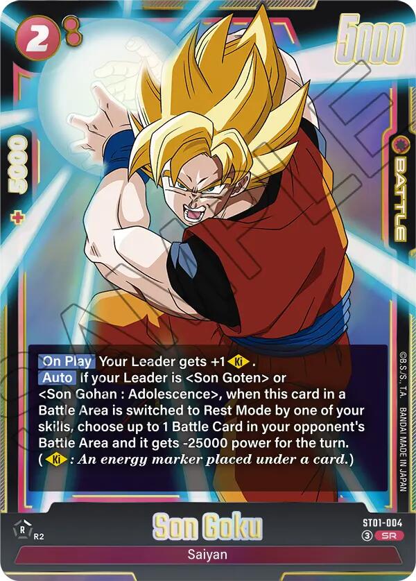 Son Goku ST01-004 [ Inglese / Giapponese ]
