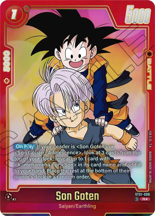 Son Goten ST01-006 [ Inglese / Giapponese ]