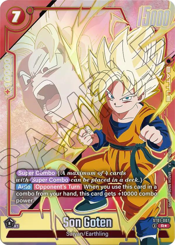 Son Goten ST01-007 [ Inglese / Giapponese ]