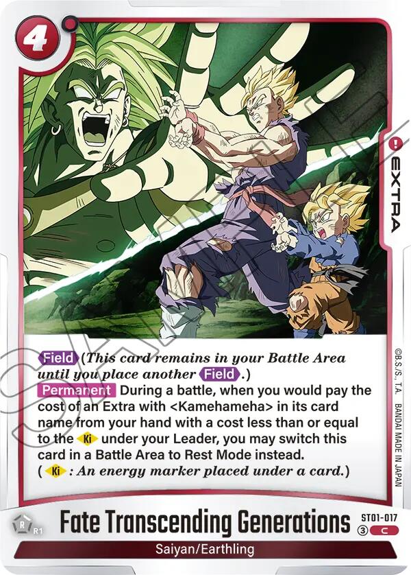 Fate Transcending Generations ST01-017 [ Inglese / Giapponese ]