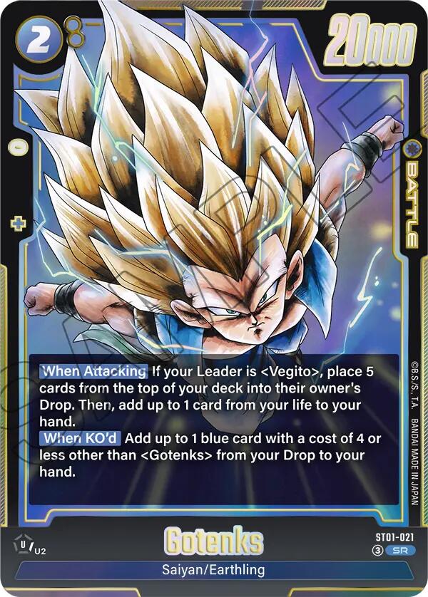 Gotenks ST01-021 [ Inglese / Giapponese ]