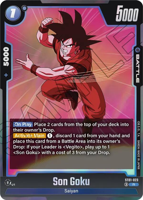 Son Goku ST01-023 [ Inglese / Giapponese ]