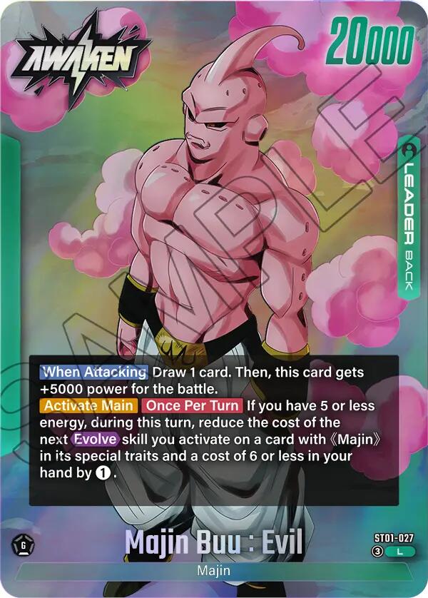 Majin Buu / Majin Buu : Pure Evil /  / Majin Buu : Evil ST01-027 [ Inglese / Giapponese ]