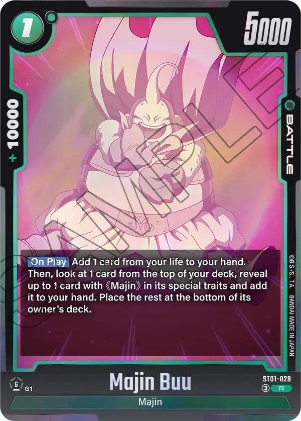 Majin Buu ST01-028 [ Inglese / Giapponese ]