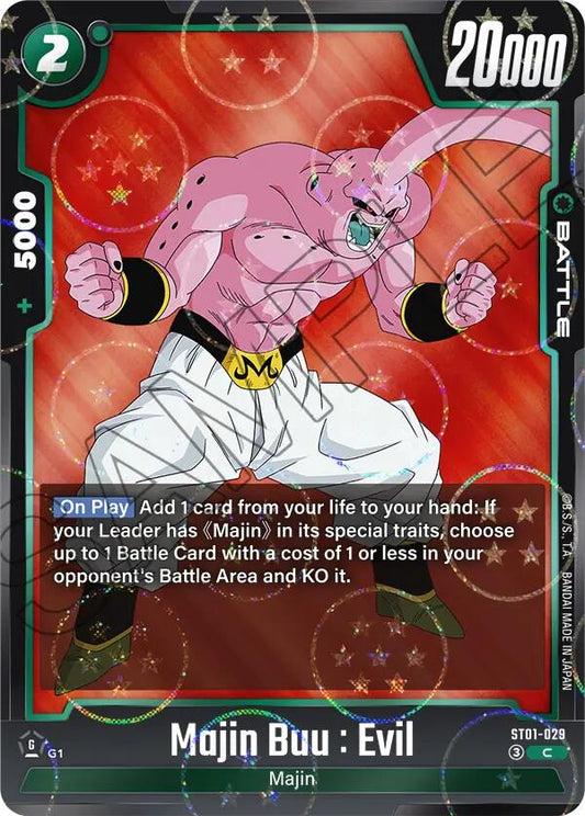 Majin Buu : Evil ST01-029 [ Inglese / Giapponese ]