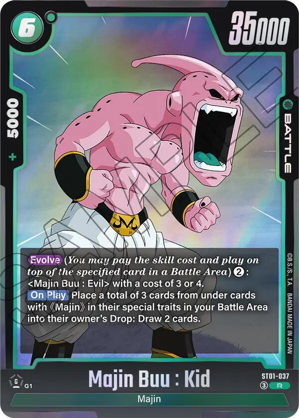 Majin Buu : Kid ST01-037 [ Inglese / Giapponese ]