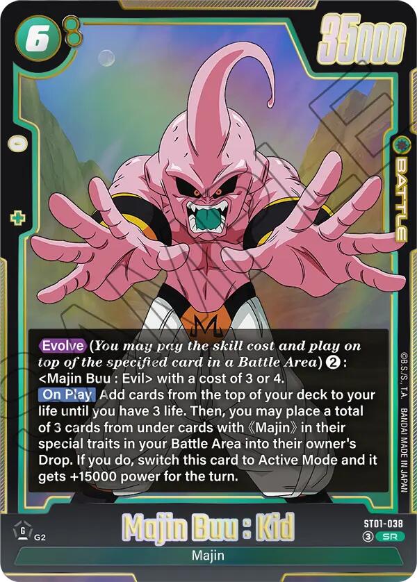 Majin Buu : Kid ST01-038 [ Inglese / Giapponese ]