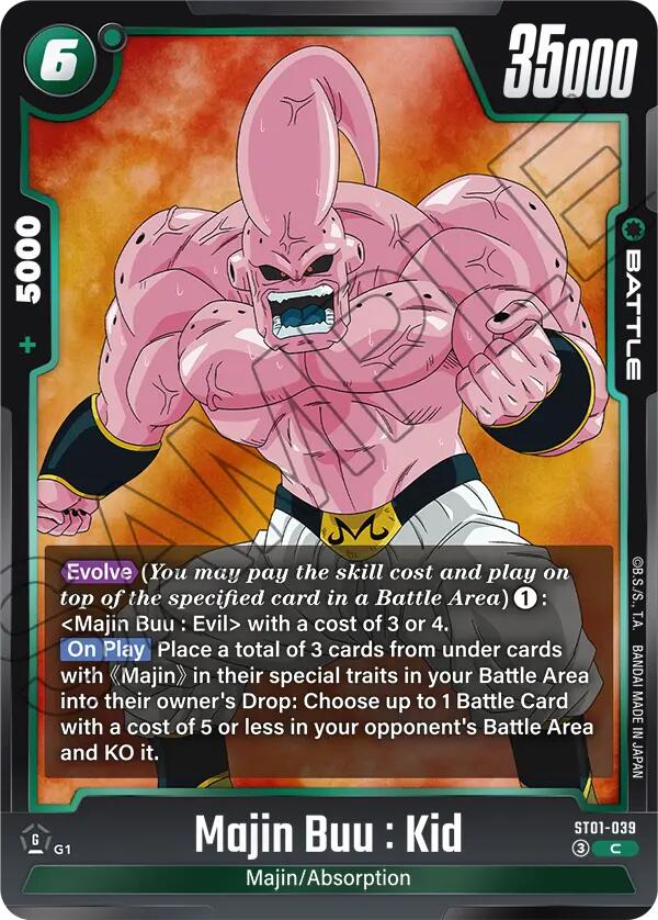 Majin Buu : Kid ST01-039 [ Inglese / Giapponese ]