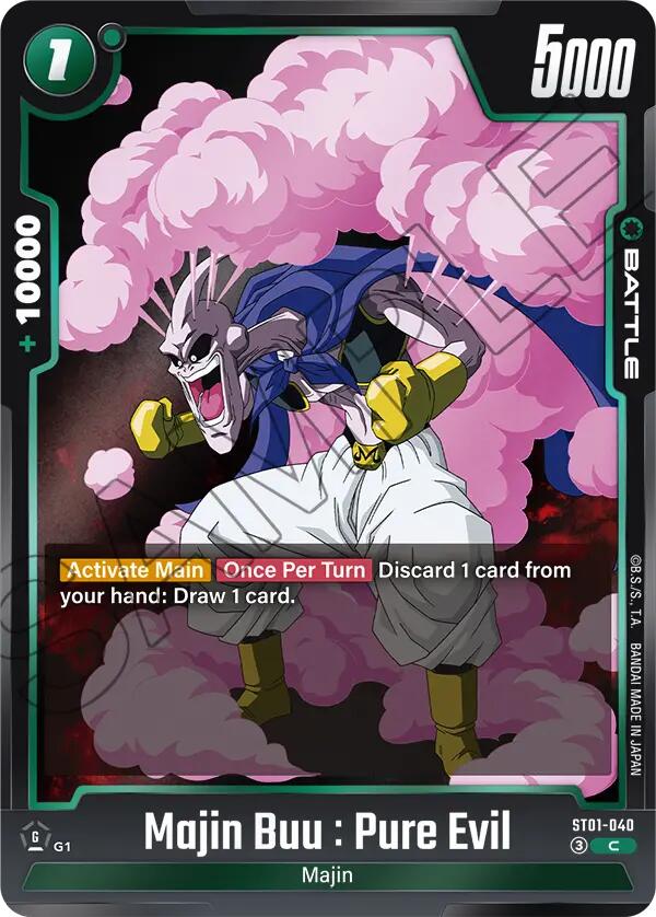 Majin Buu : Pure Evil ST01-040 [ Inglese / Giapponese ]
