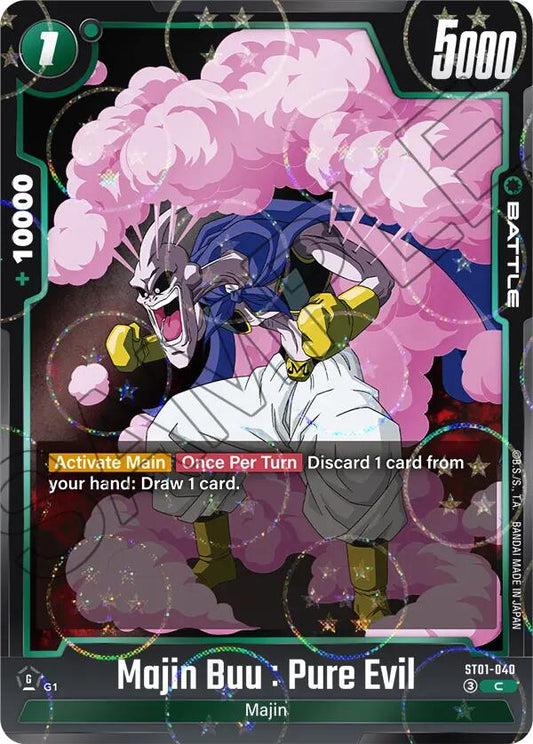 Majin Buu : Pure Evil ST01-040 [ Inglese / Giapponese ]