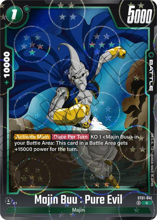 Majin Buu : Pure Evil ST01-041 [ Inglese / Giapponese ]