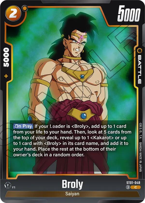 Broly ST01-048 [ Inglese / Giapponese ]