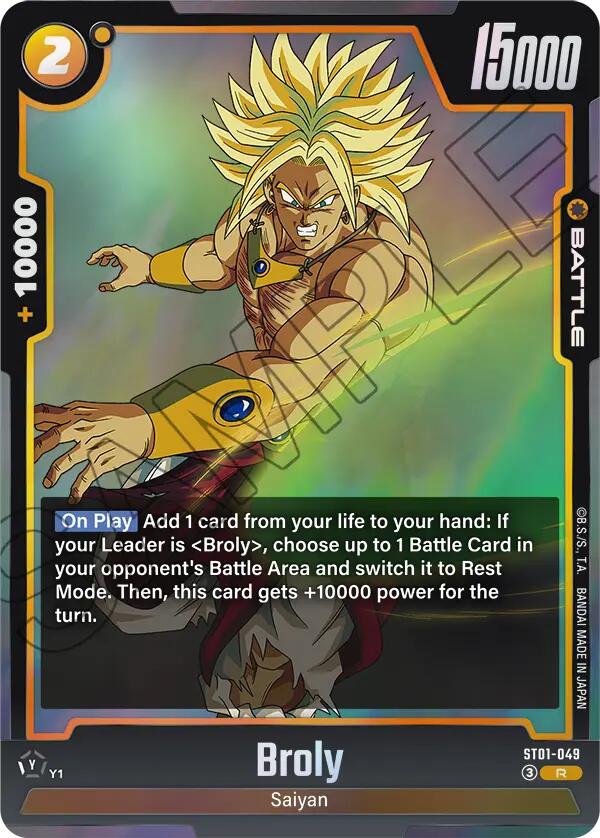 Broly ST01-049 [ Inglese / Giapponese ]