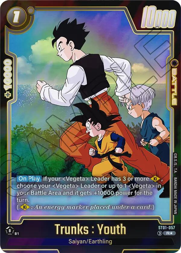 Trunks : Youth ST01-057 [ Inglese / Giapponese ]