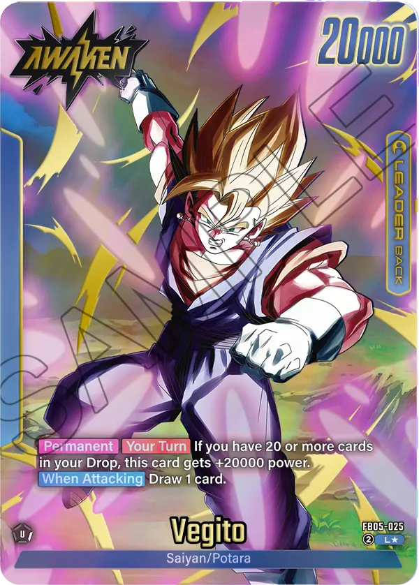 Vegito FB05-025 [ Inglese / Giapponese ]