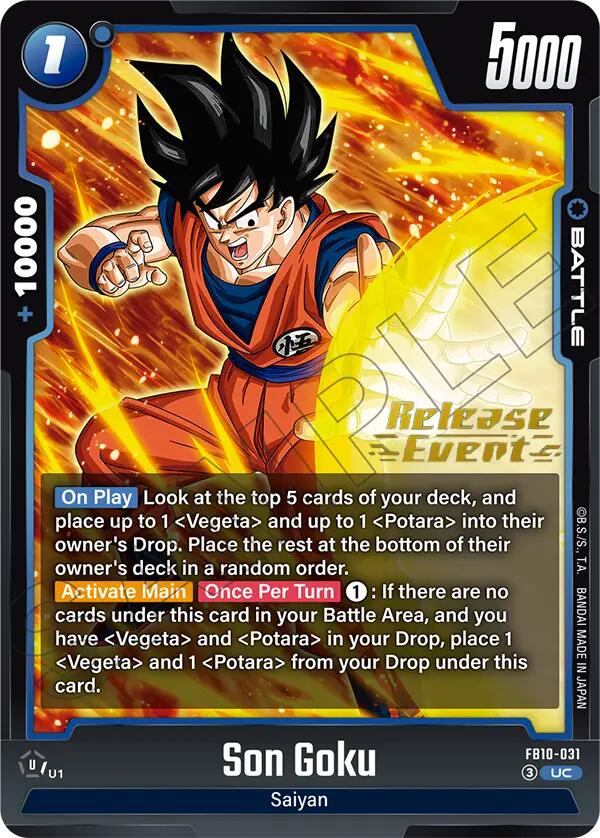 Son Goku FB10-031 [ Inglese / Giapponese ]