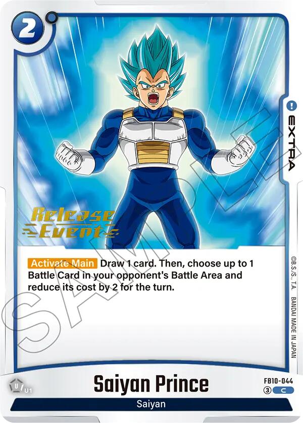 Saiyan Prince FB10-044 [ Inglese / Giapponese ]