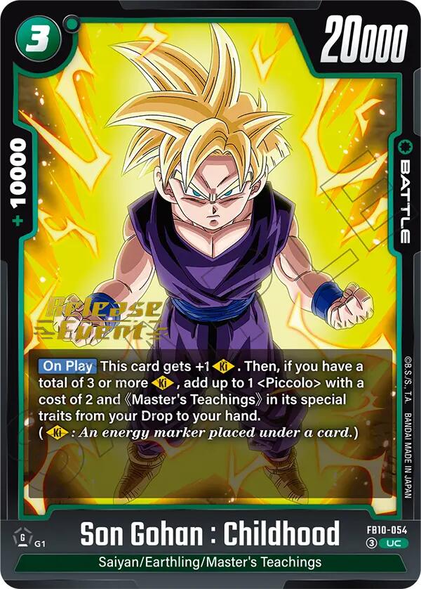 Son Gohan Childhood FB10-054 [ Inglese / Giapponese ]