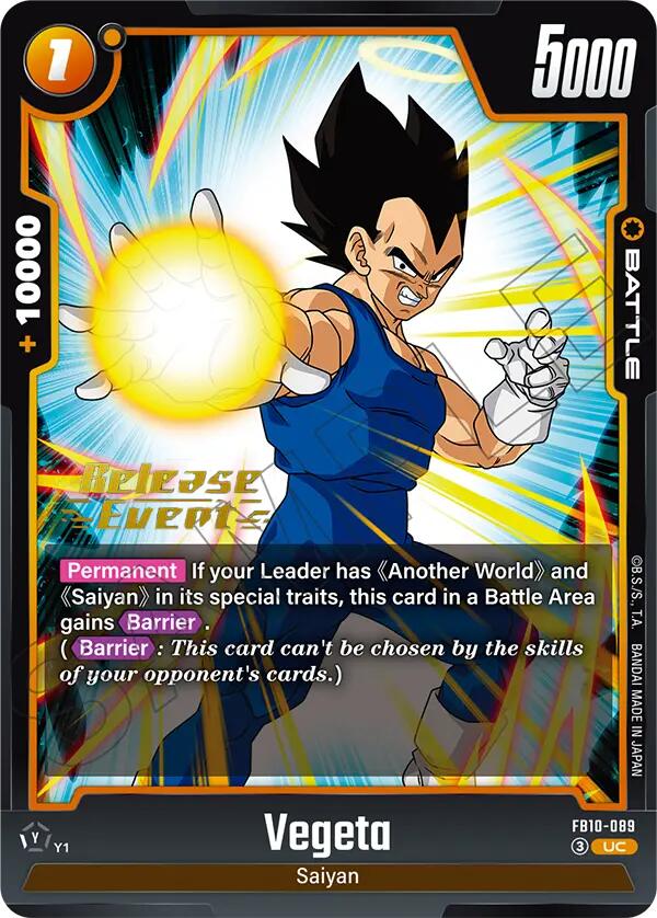 Vegeta FB10-089 [ Inglese / Giapponese ]