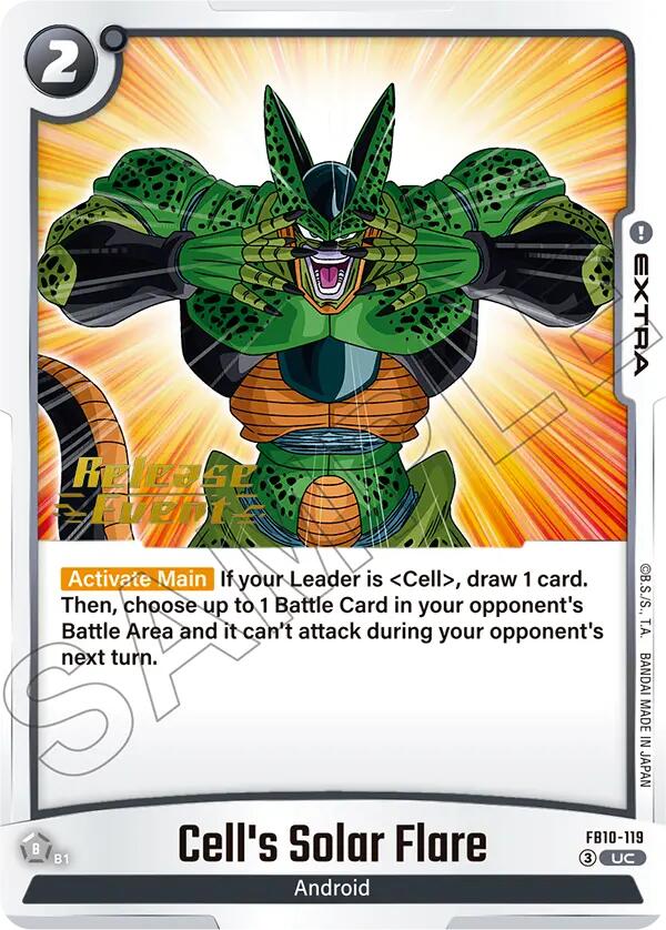 Cells Solar Flare FB10-119 [ Inglese / Giapponese ]