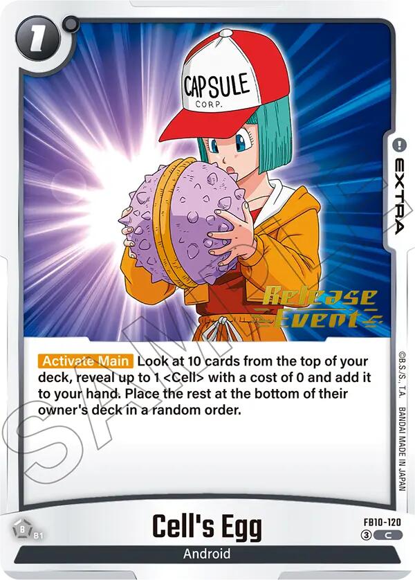 Cells Egg FB10-120 [ Inglese / Giapponese ]