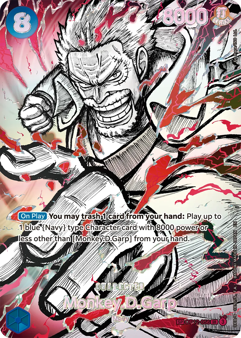 Monkey D Garp OP12-056 [ Inglese / Giapponese ]