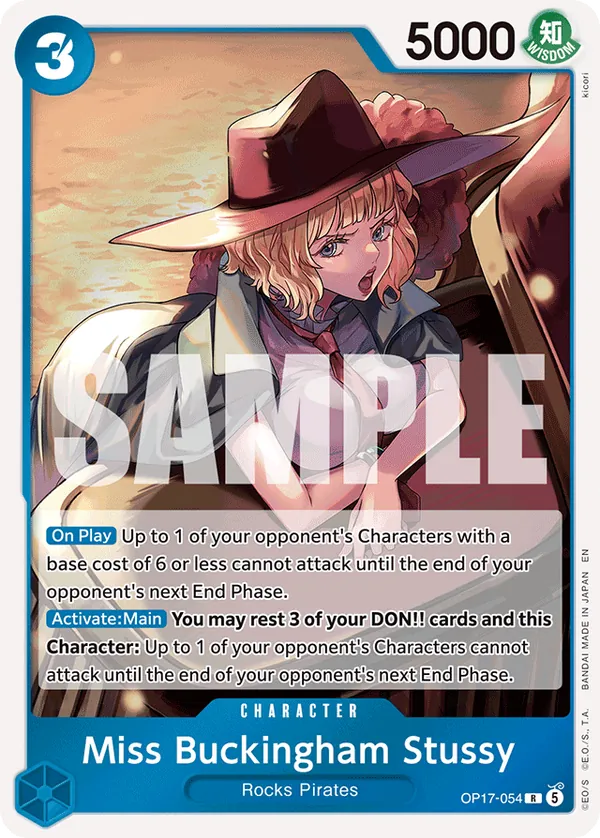 Miss Buckingham Stussy OP17-054 [ Inglese / Giapponese ]