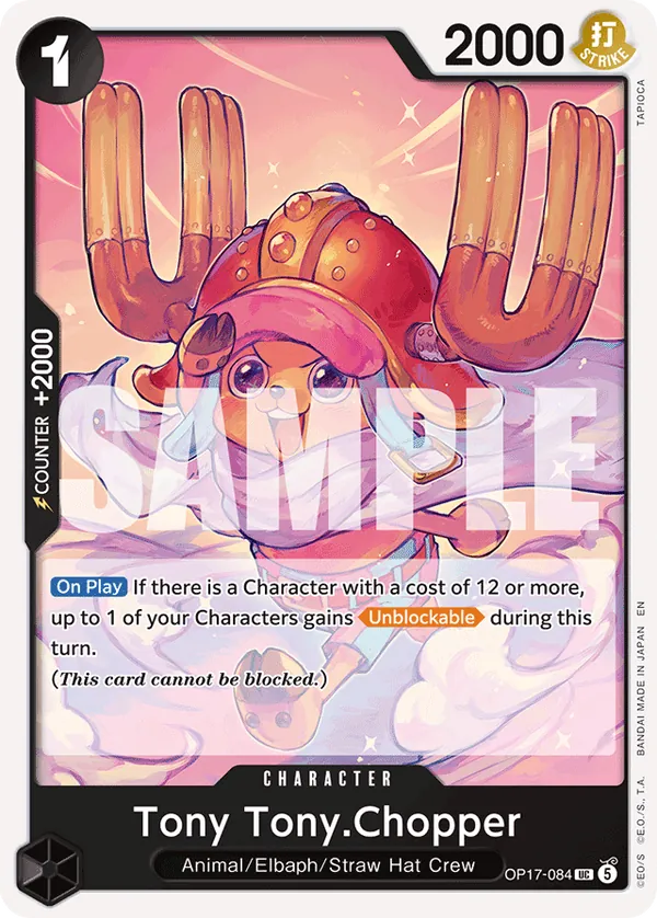 Tony Tony Chopper OP17-084 [ Inglese / Giapponese ]