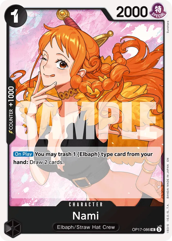 Nami OP17-086 [ Inglese / Giapponese ]