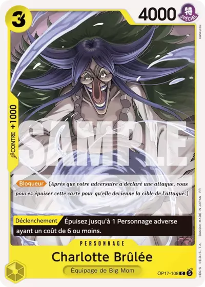 Charlotte Brulee OP17-108 [ Inglese / Giapponese ]
