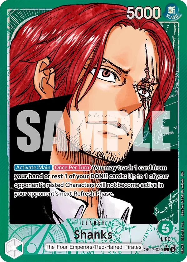 Shanks OP17-020 [ Inglese / Giapponese ]