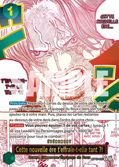 Are You That Afraid of the New Era?!! OP17-037 [ Inglese / Giapponese ]