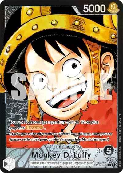 Monkey D Luffy OP17-079 [ Inglese / Giapponese ]
