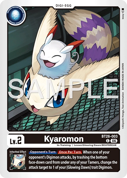 Kyaromon BT26-003 [ Inglese ]