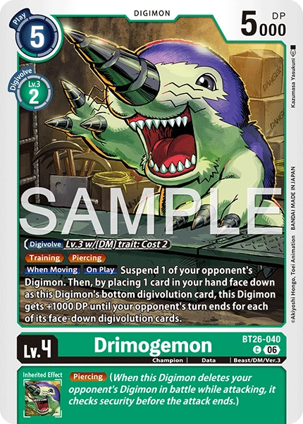 Drimogemon BT26-040 [ Inglese ]